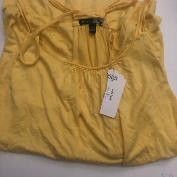 Yellow super flowy tank top - Picture 2 of 6